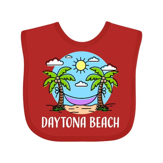 Inktastic Summer Vacation in Daytona Beach Boys or Girls Baby Bib