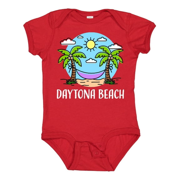 Inktastic Summer Vacation in Daytona Beach Boys or Girls Baby Bodysuit