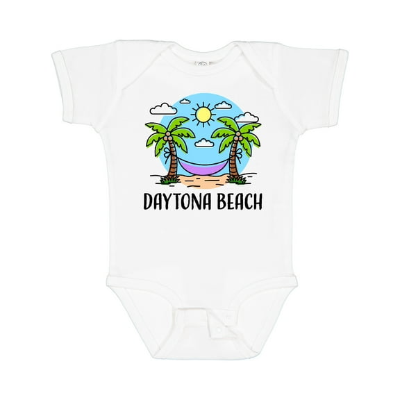 Inktastic Summer Vacation in Daytona Beach Boys or Girls Baby Bodysuit