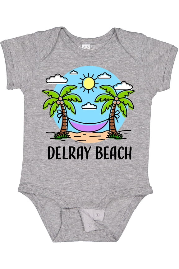 Summer Vacation in Delray Beach Boys or Girls Baby Bodysuit