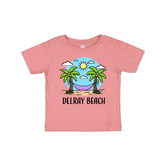 Inktastic Summer Vacation in Delray Beach Boys or Girls Baby T-Shirt