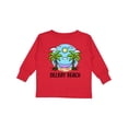 thumbnail image 1 of Inktastic Summer Vacation in Delray Beach Boys or Girls Long Sleeve Toddler T-Shirt, 1 of 5
