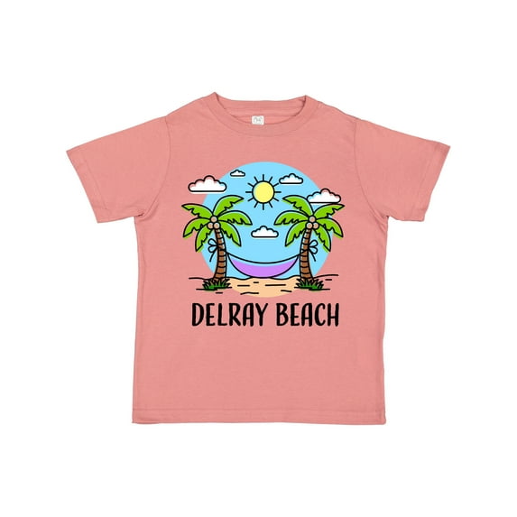 Inktastic Summer Vacation in Delray Beach Boys or Girls Toddler T-Shirt