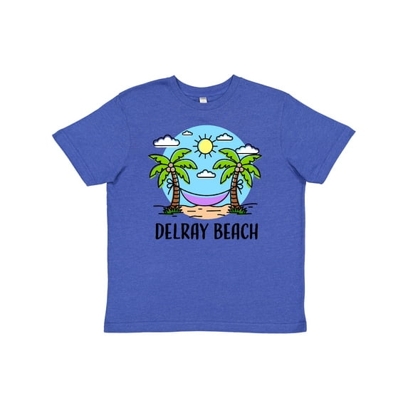 Inktastic Summer Vacation in Delray Beach Youth T-Shirt