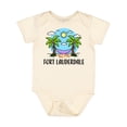 thumbnail image 1 of Inktastic Summer Vacation in Fort Lauderdale Boys or Girls Baby Bodysuit, 1 of 5