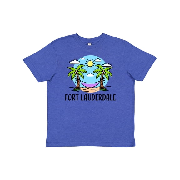 Inktastic Summer Vacation in Fort Lauderdale Youth T-Shirt