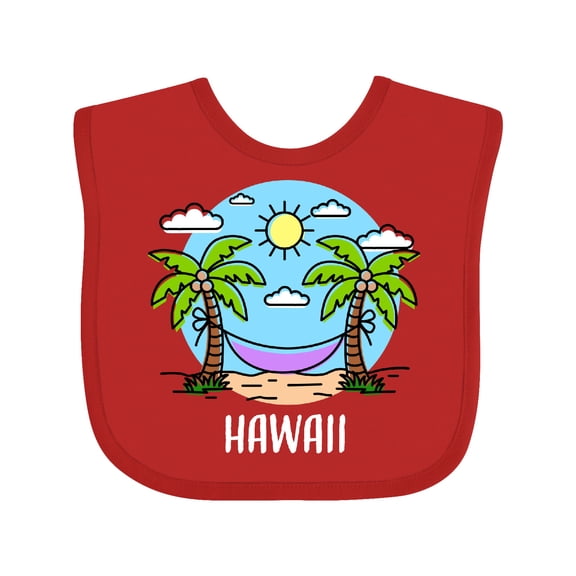 Inktastic Summer Vacation in Hawaii Boys or Girls Baby Bib