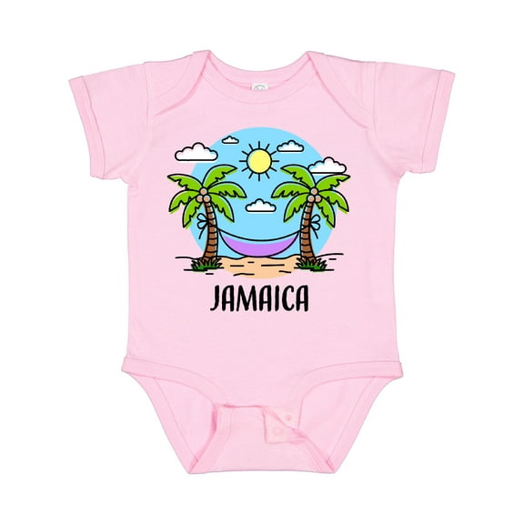 Inktastic Summer Vacation in Jamaica Boys or Girls Baby Bodysuit