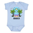 thumbnail image 1 of Inktastic Summer Vacation in Jamaica Boys or Girls Baby Bodysuit, 1 of 5