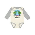 thumbnail image 1 of Inktastic Summer Vacation in Jamaica Boys or Girls Long Sleeve Baby Bodysuit, 1 of 5