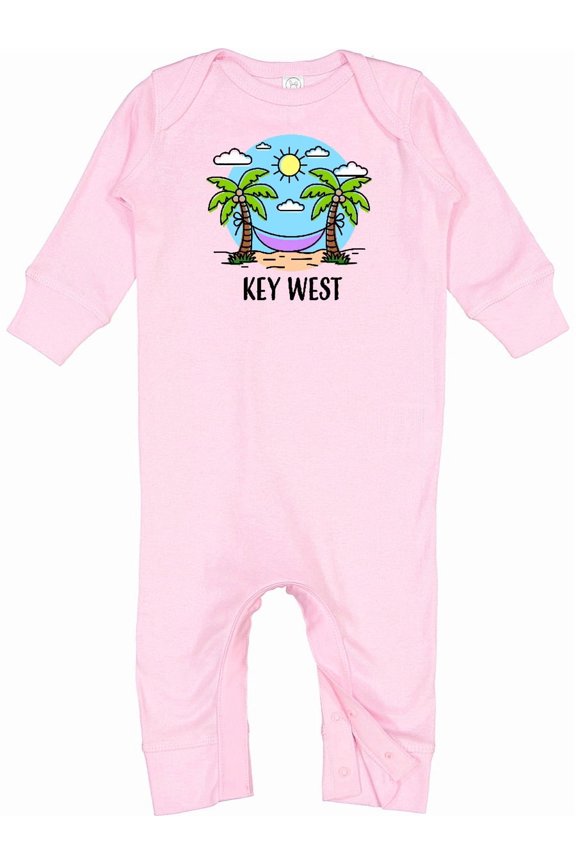 Summer Vacation in Key West Baby Romper Coveralls