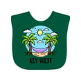 thumbnail image 1 of Inktastic Summer Vacation in Key West Boys or Girls Baby Bib, 1 of 4