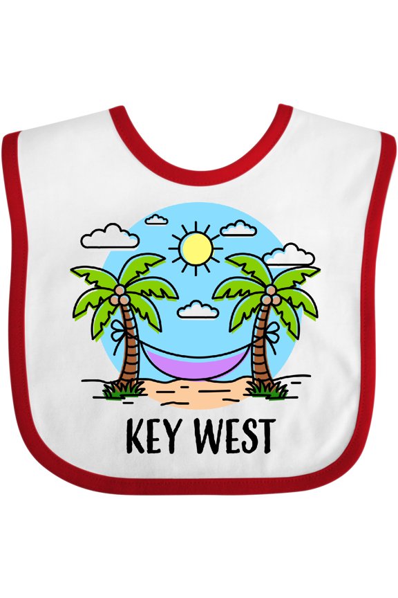 Summer Vacation in Key West Boys or Girls Baby Bib