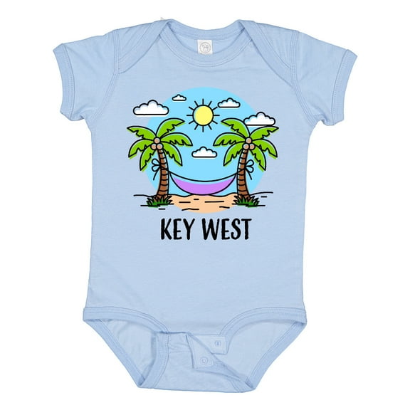 Inktastic Summer Vacation in Key West Boys or Girls Baby Bodysuit