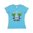thumbnail image 1 of Inktastic Summer Vacation in Key West Women's V-Neck T-Shirt, 1 of 5