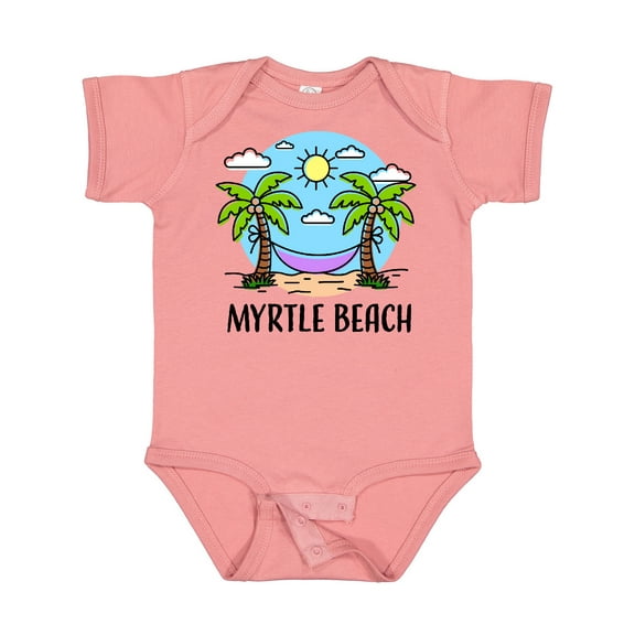 Inktastic Summer Vacation in Myrtle Beach Boys or Girls Baby Bodysuit
