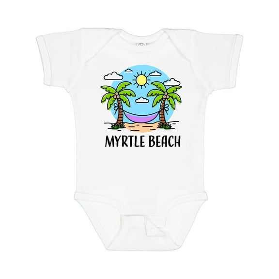 Inktastic Summer Vacation in Myrtle Beach Boys or Girls Baby Bodysuit