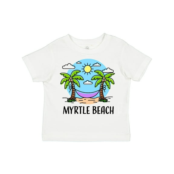 Inktastic Summer Vacation in Myrtle Beach Boys or Girls Toddler T-Shirt
