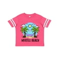 thumbnail image 1 of Inktastic Summer Vacation in Myrtle Beach Boys or Girls Toddler T-Shirt, 1 of 5