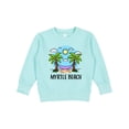 thumbnail image 1 of Inktastic Summer Vacation in Myrtle Beach Toddler Sweatshirt, 1 of 4