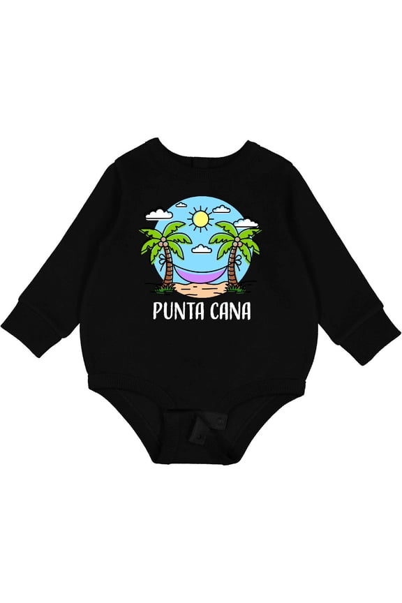 Summer Vacation in Punta Cana Baby Fleece Bodysuit