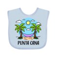 thumbnail image 1 of Inktastic Summer Vacation in Punta Cana Boys or Girls Baby Bib, 1 of 4