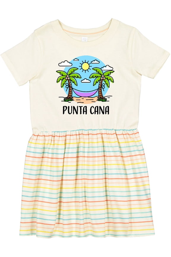 Summer Vacation in Punta Cana Girls Toddler Dress
