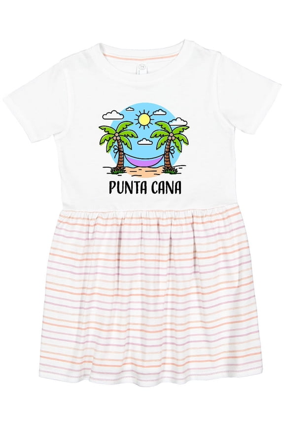 Summer Vacation in Punta Cana Girls Toddler Dress