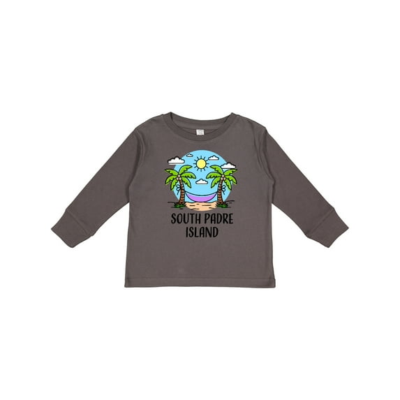 Inktastic Summer Vacation in South Padre Island Boys or Girls Long Sleeve Toddler T-Shirt