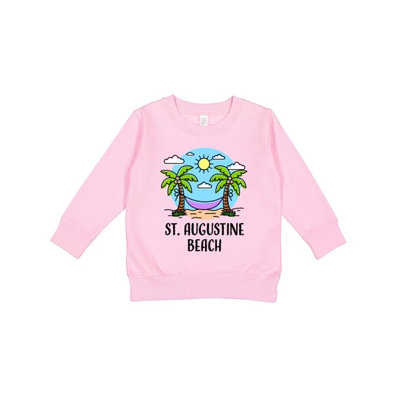 Inktastic Summer Vacation in St Augustine Beach Toddler Sweatshirt