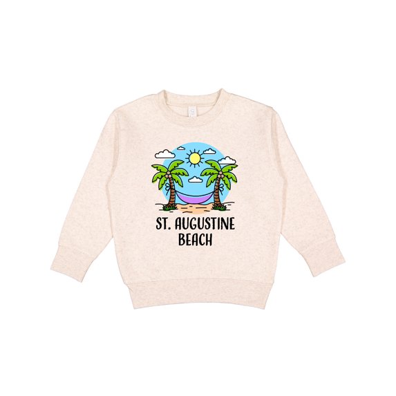 Inktastic Summer Vacation in St Augustine Beach Toddler Sweatshirt