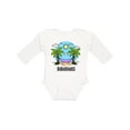 thumbnail image 1 of Inktastic Summer Vacation in The Bahamas Boys or Girls Long Sleeve Baby Bodysuit, 1 of 5