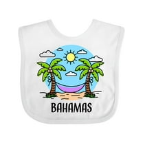 Inktastic Summer Vacation in the Bahamas Boys or Girls Baby Bib
