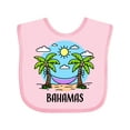 thumbnail image 1 of Inktastic Summer Vacation in the Bahamas Boys or Girls Baby Bib, 1 of 4