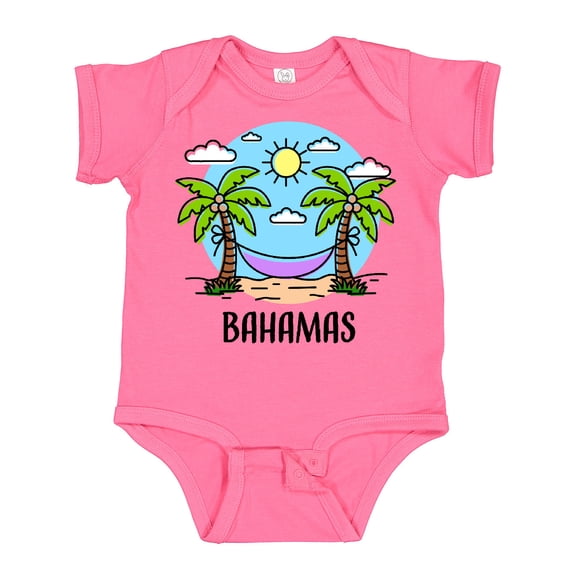 Inktastic Summer Vacation in the Bahamas Boys or Girls Baby Bodysuit