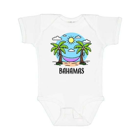Inktastic Summer Vacation in the Bahamas Boys or Girls Baby Bodysuit