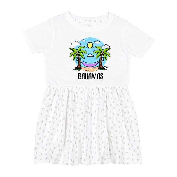 Inktastic Summer Vacation in the Bahamas Girls Toddler Dress