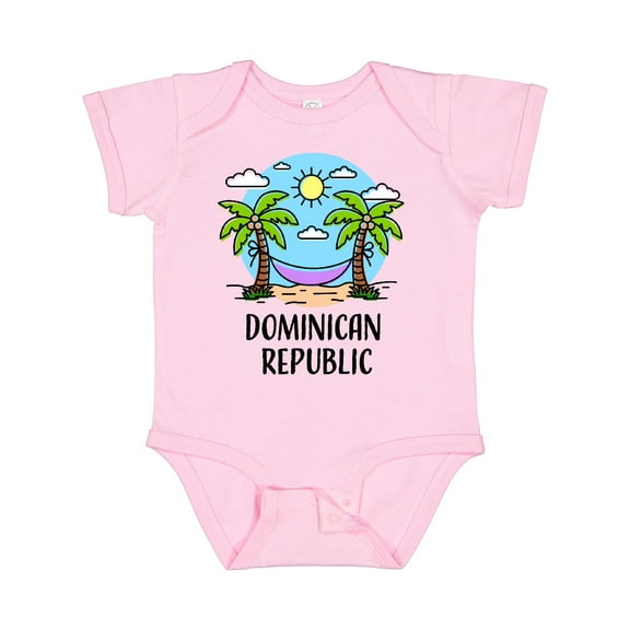 Inktastic Summer Vacatoion in The Dominican Republic Boys or Girls Baby Bodysuit