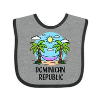 Inktastic Summer Vacatoion in the Dominican Republic Boys or Girls Baby Bib