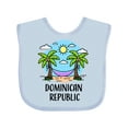 thumbnail image 1 of Inktastic Summer Vacatoion in the Dominican Republic Boys or Girls Baby Bib, 1 of 4
