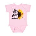 thumbnail image 1 of Inktastic Summer in a World Full of Roses Be a Sunflower Boys or Girls Baby Bodysuit, 1 of 5