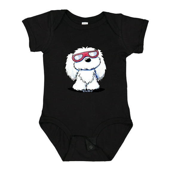 Inktastic Summertime Maltese Boys or Girls Baby Bodysuit
