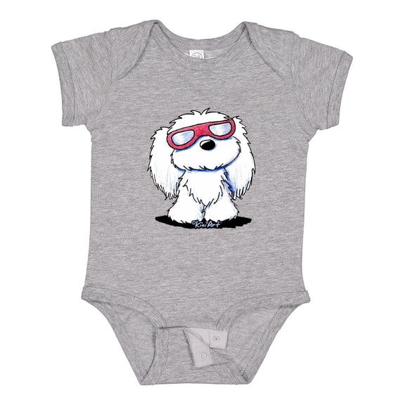 Inktastic Summertime Maltese Boys or Girls Baby Bodysuit