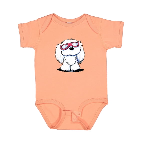 Inktastic Summertime Maltese Boys or Girls Baby Bodysuit