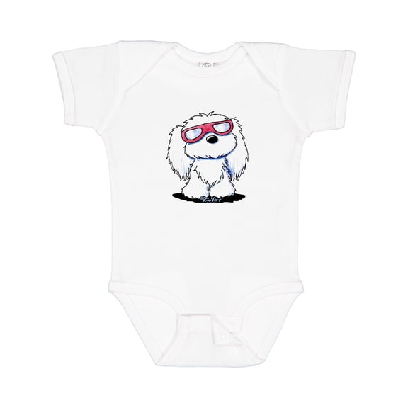 Inktastic Summertime Maltese Boys or Girls Baby Bodysuit