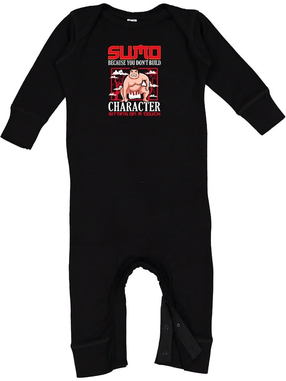 Sumo Wrestling Baby Romper Coveralls
