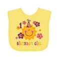 thumbnail image 1 of Inktastic Sun 1st Birthday Girls Baby Bib, 1 of 4