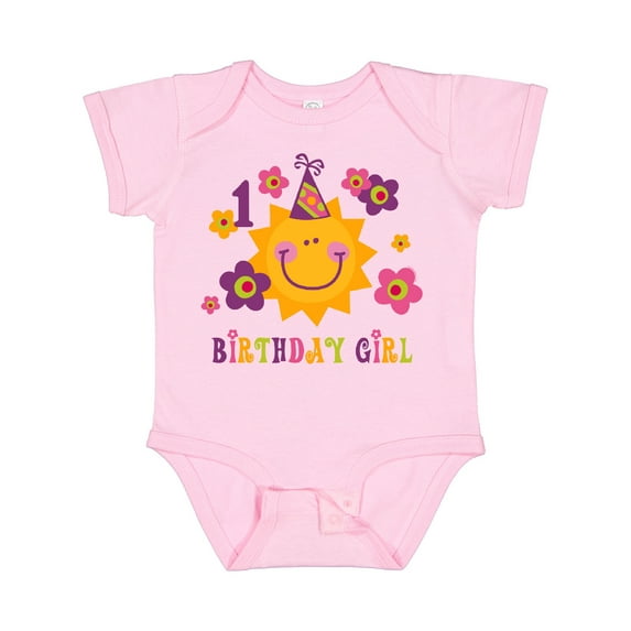 Inktastic Sun 1st Birthday Girls Baby Bodysuit
