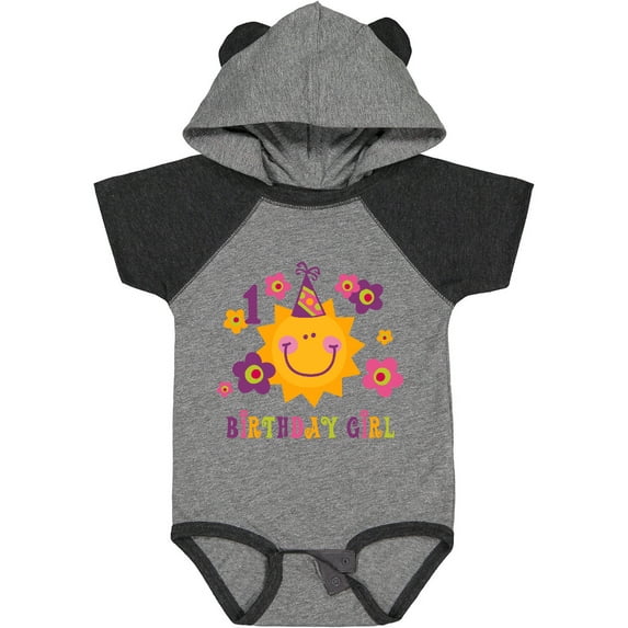 Inktastic Sun 1st Birthday Girls Baby Bodysuit