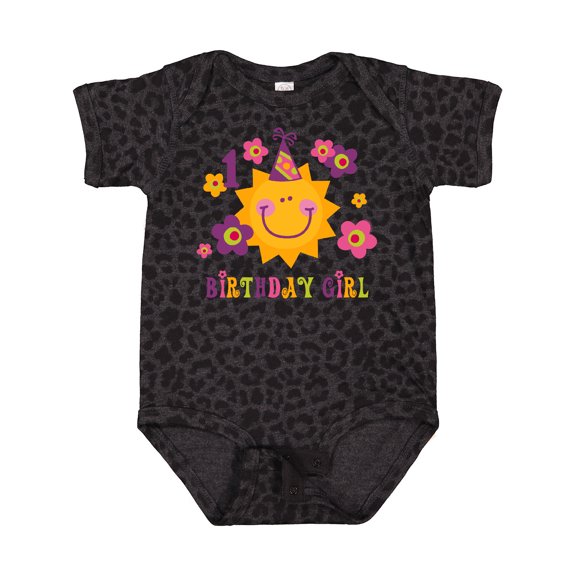 Inktastic Sun 1st Birthday Girls Baby Bodysuit